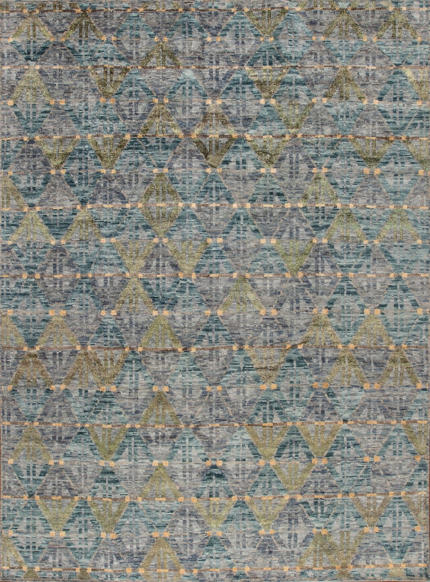 181762 Northern Lights Wool & Silk  Fjord, Blue Nova