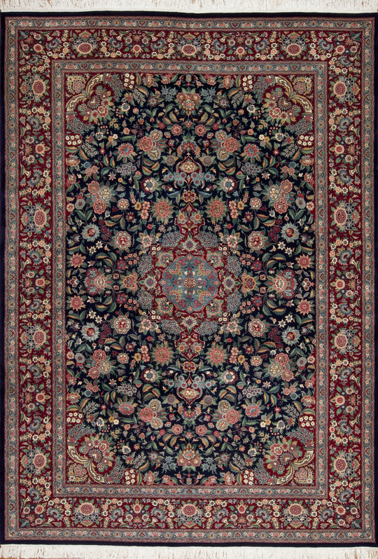 30773 Pak Persian Collection  Kashan, Navy/Red