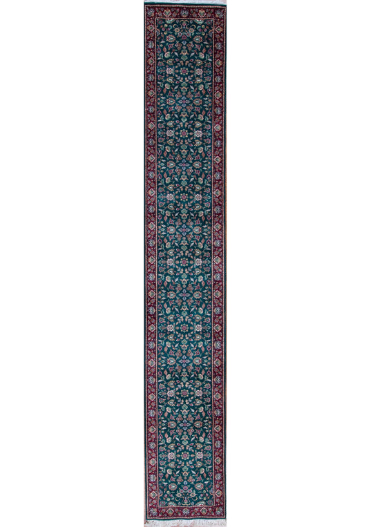 33033 Sino Persian TP143, Emerald Green/ Ivory