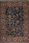 52786 Moghul Collection, Blue/Burgundy