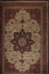 81530 Kashan Collection, Cream/Rust