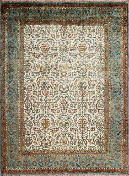 Chablis, Ivory/Blue