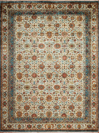 Charm, Ivory/Blue