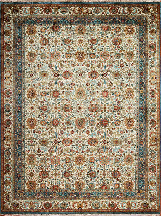 Charm, Ivory/Blue