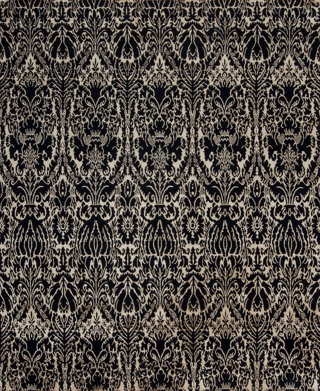 Damask Damask, black