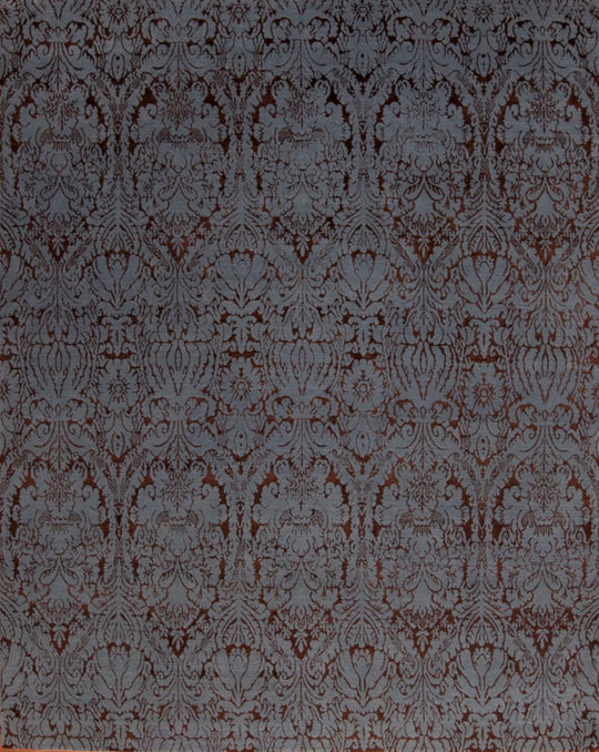 Damask Damask, denim blue