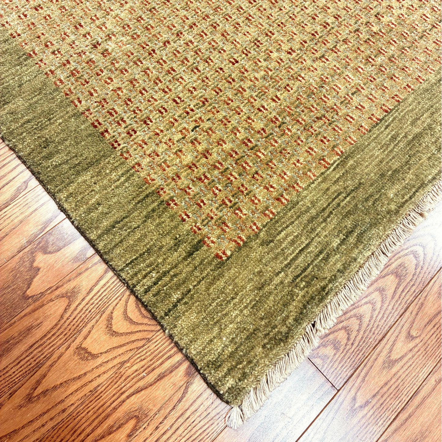 Rattan, Brick/Green