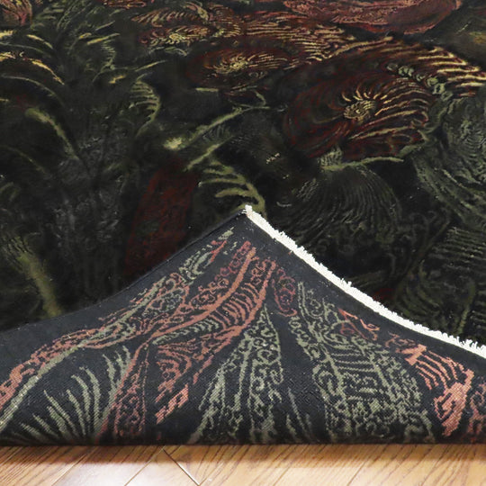 Spiral Ofl, Wool & Silk Black