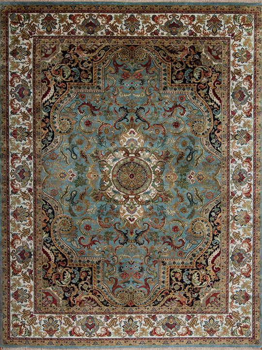 Jewel, Blue/Ivory