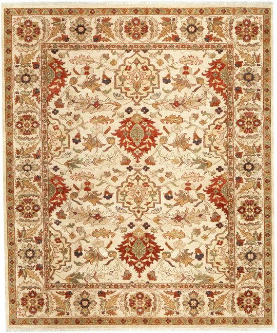 102057 Oushak Collection M-605 Ivory/Ivory