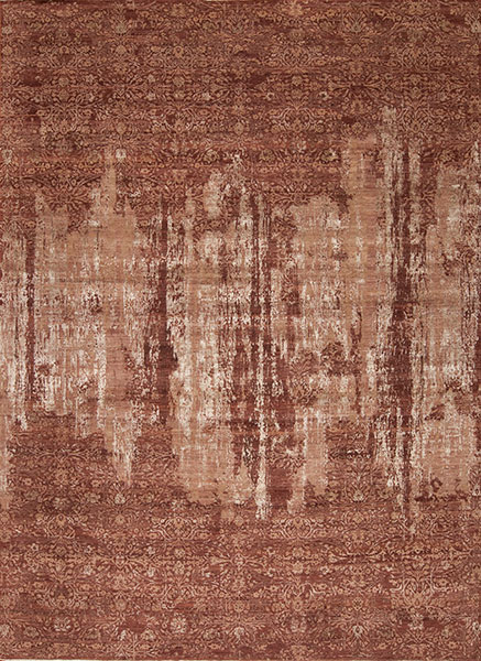 148555 Avant Garde Wool & Silk <br> Groovy, Mocha