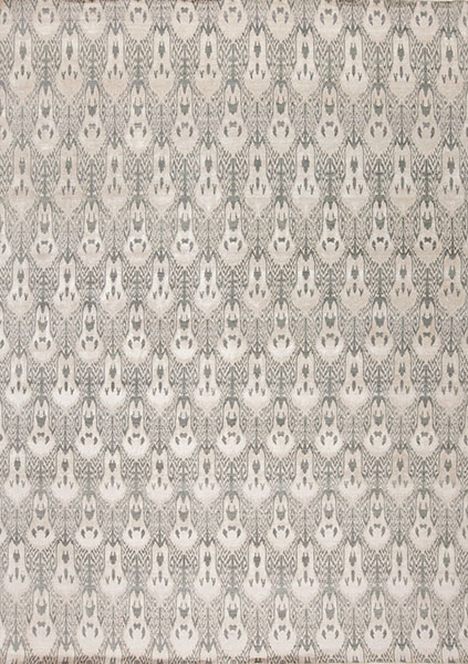 147003 JAZZ WOOL & VISCOSE BARGARH-7C, IVORY