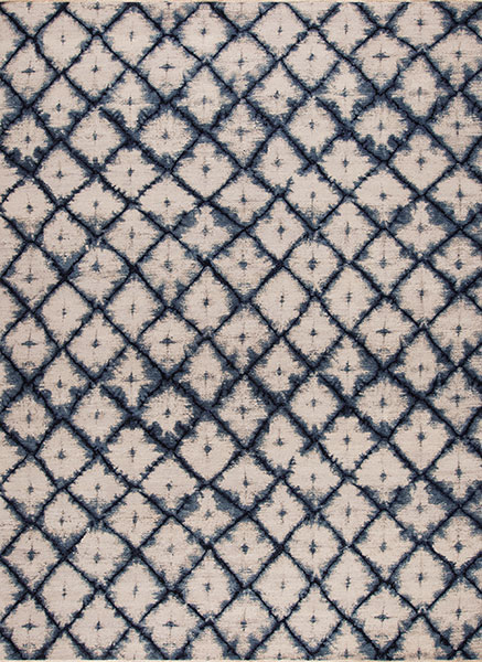 156053 Shibori <br> Akita, Ivory-Blues