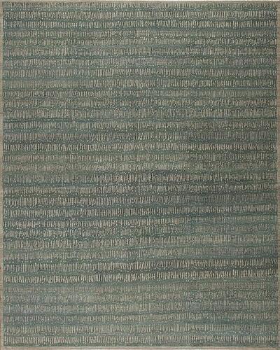 175830 Bengal Collection <br> Pala Blue-Sage 11.11 X 15.1