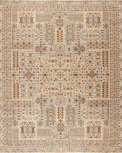 162730 Brooklyn Collection <br> Kensington Ivory-Multi 12.0 X 15.4