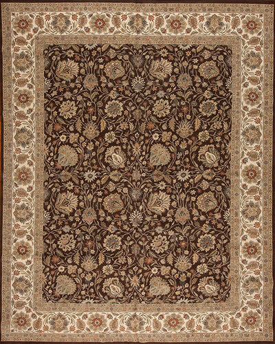 119059 COTE D'AZURE <br> BEAULIEU  Cocoa / Ivory 12.1 X 15.4