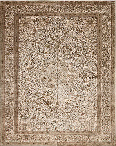 105664 Extravagance <br> Waldorf  Ivory/Ivory  12.0 X 18.3 