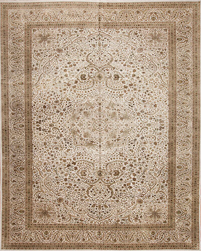 106971 Extravagance <br> Waldorf  Ivory/Ivory 12.1 X 18.1