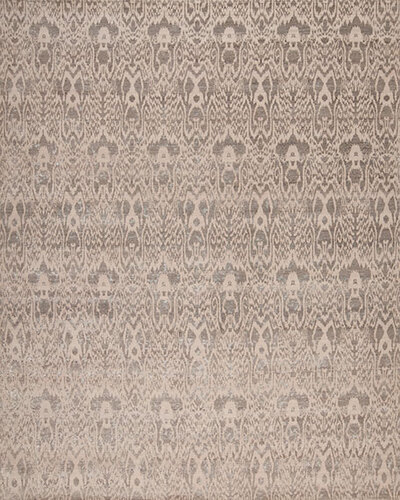 147018 Jazz Wool & Viscose <br> Baragraph-3C Ivory 9.10 X 13.2