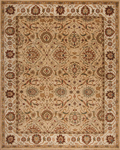 119300 MAHAL <br> M-701 Beige/Ivory 12.0 X 15.2