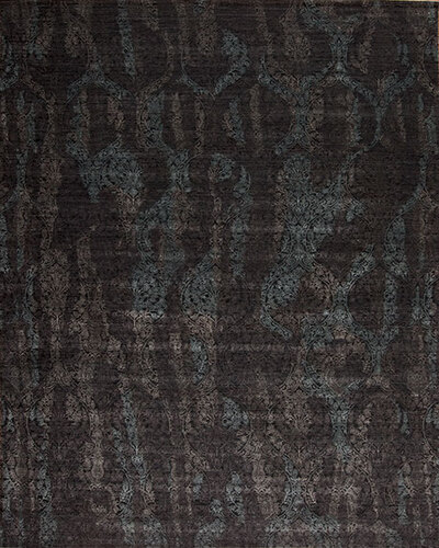 146246 Manhattan Reserve Silk <br> Aububon Charcoal 10.4 X 13.7