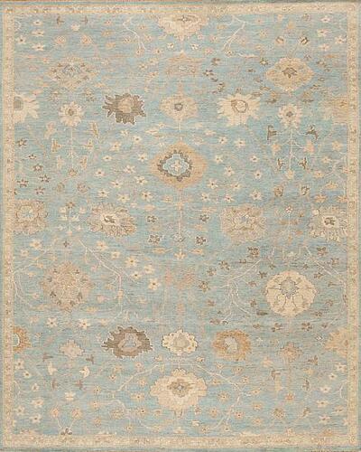 169793 Meridian Collection <br> Bloom Sky Blue 10.0 X 13.10