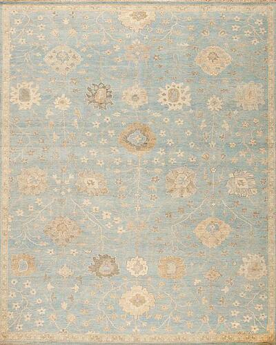 169796 Meridian Collection <br> Bloom Sky Blue 12.3 X 15.1