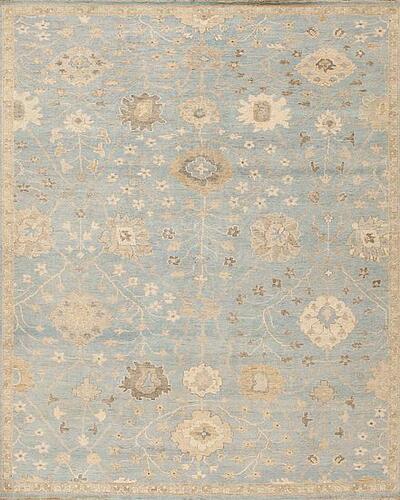 169797 Meridian Collection <br> Bloom Sky Blue 10.0 X 13.10