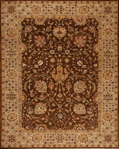 129826 MAHARANI <br> SHEFALI  Toffee/Camel 9.11 X 14.1