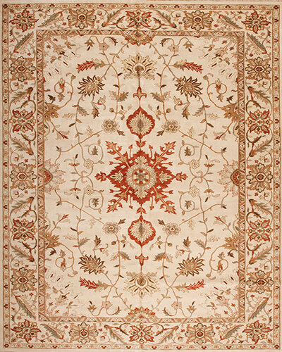 116671 OUSHAK COLLECTION <br> OUSHAK-3  Ivory/Ivory 12.0 X 17.9