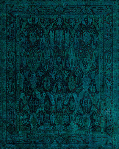 151529 NOBLE HOUSE OVER DYED AC 107  Turquoise Mix  8.10 X 11.7