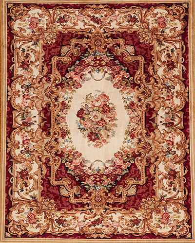 49794 SINO AUBUSSON CA433 RED  Red 6.0 X 9.0