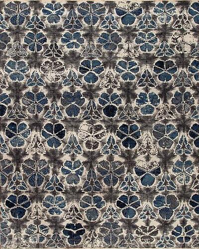 173843 Shibori Couture <br>  Mito Grey-Blue 10.0 X 14.0