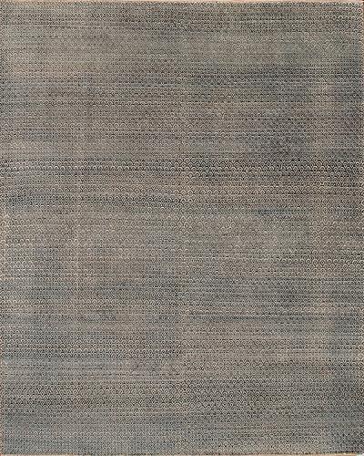 181839 Stately Wool & Silk <br> Graceful Blues 7.8 X 10.3