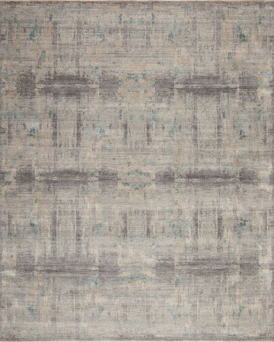 153740 Transcendence Wool & Silk <br> Power Silvery-Blue 11.11 X 15.0