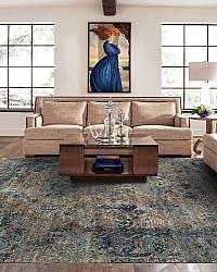 Harmonious Biege-Blues Standard sizes 2x3, 6x9, 8x10, 9x12, 10x14. <br>
Call for availability.
